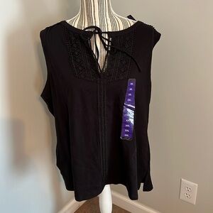 NWT Rafaella Sleeveless Top size XXLARGE